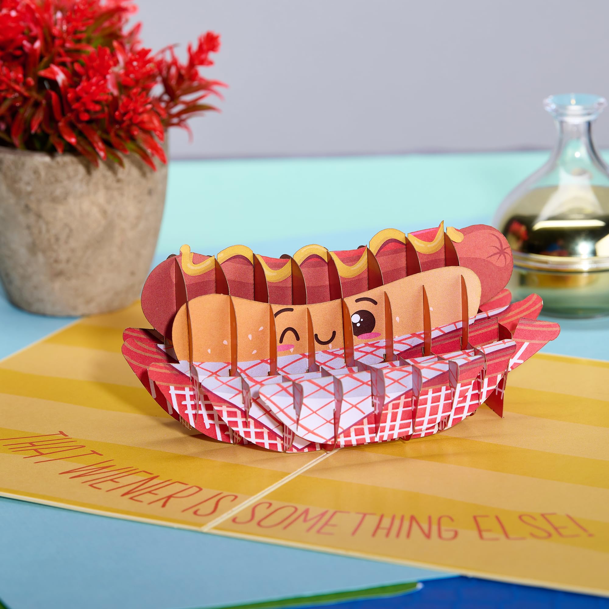 3D Pop Up Wiener and Buns Anniversary Card for Husband - Funny & Sexy Valentines Day Card for Him, Boyfriend | Romantic Birthday Card for Men | Perfect for Anniversaries, Valentine's Day & Special Occasions
