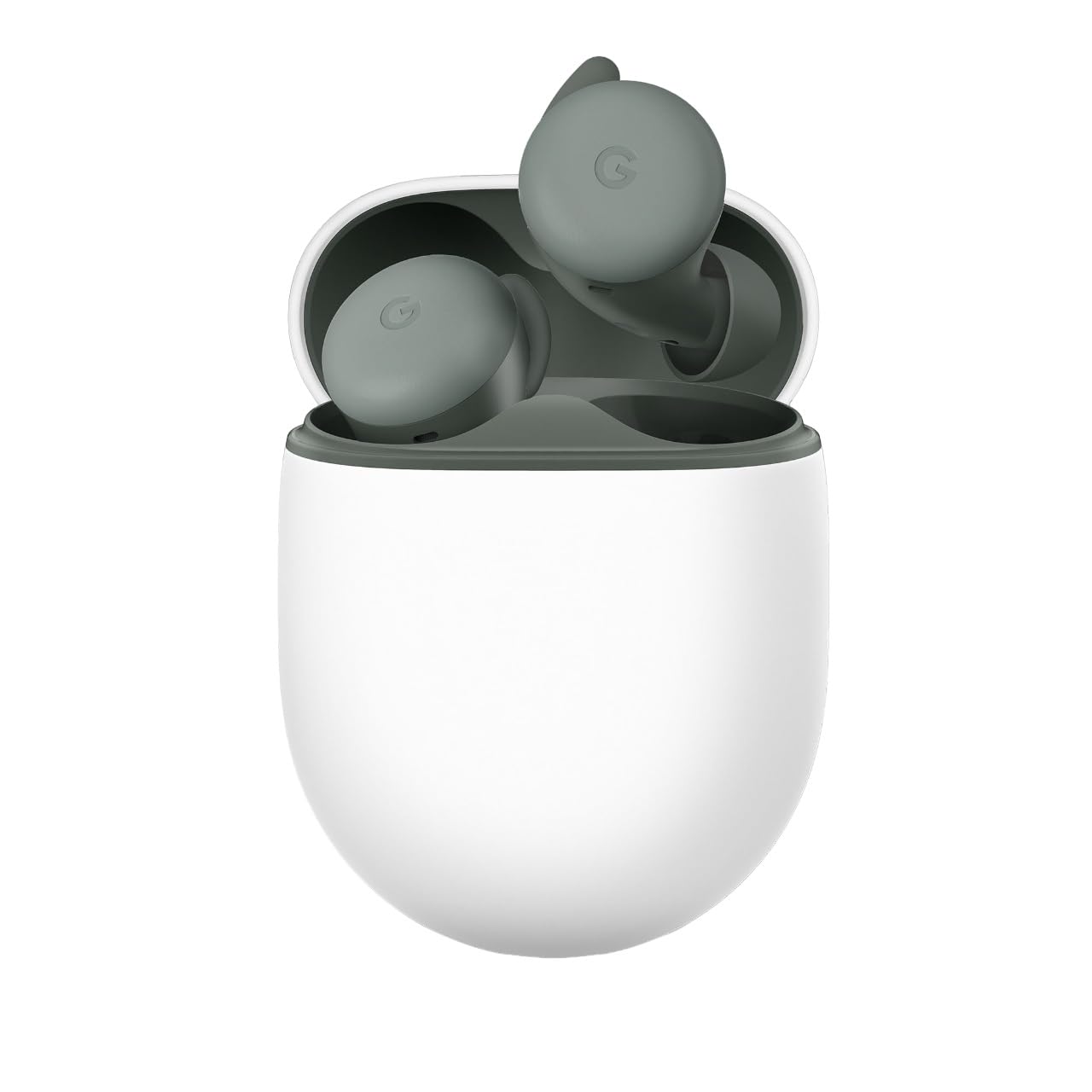 Google Pixel Buds A-Series Wireless Bluetooth Earbuds - Dark Olive Green, Noise Isolating, Hands-Free Calls, Long Battery Life - Perfect for Workouts, Commuting & Travel