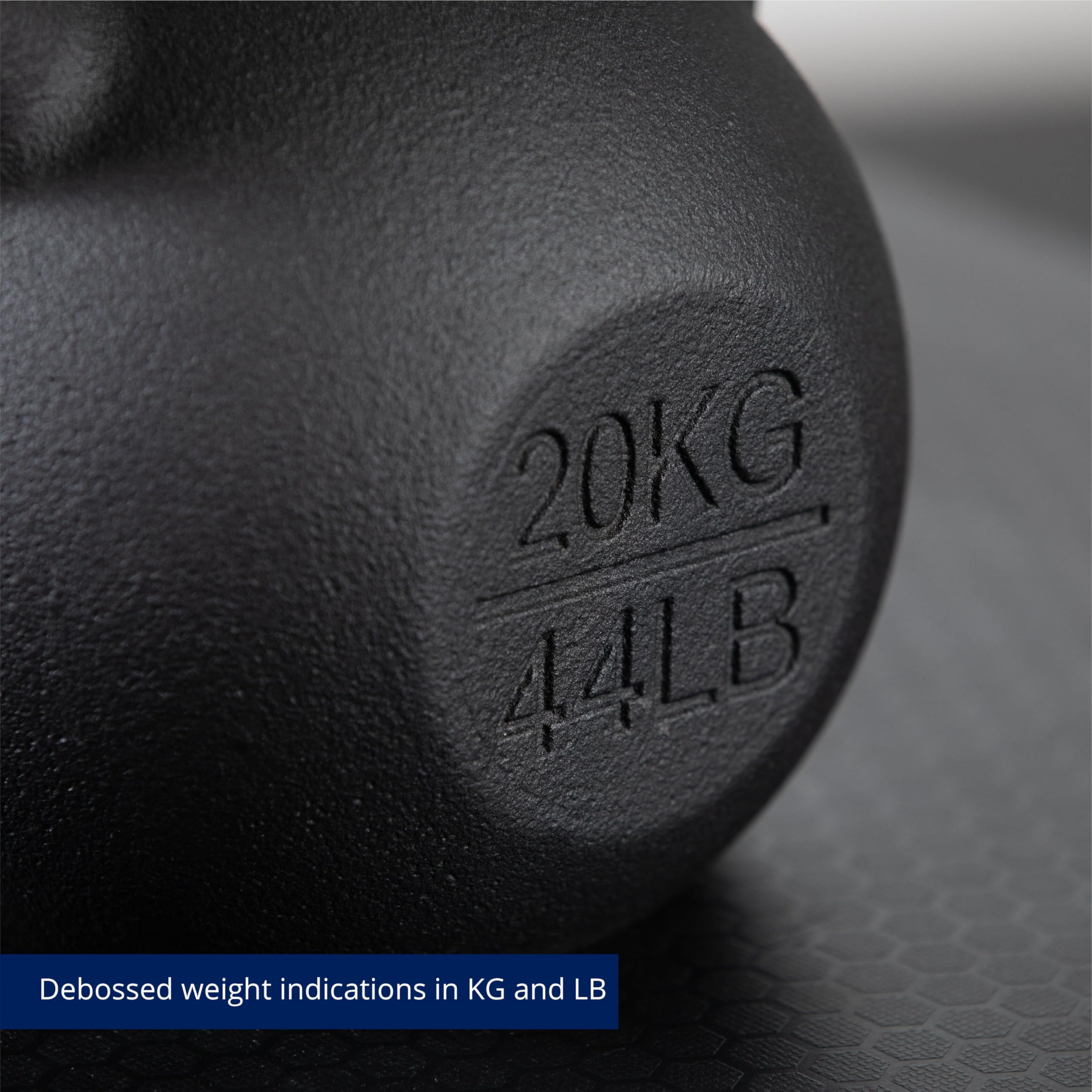 Titan Fitness Cast Iron Kettlebell - Single Piece Casting with KG & LB Markings for Full Body Workout | Strength Training, CrossFit, Home Gym & Functional Fitness Equipment