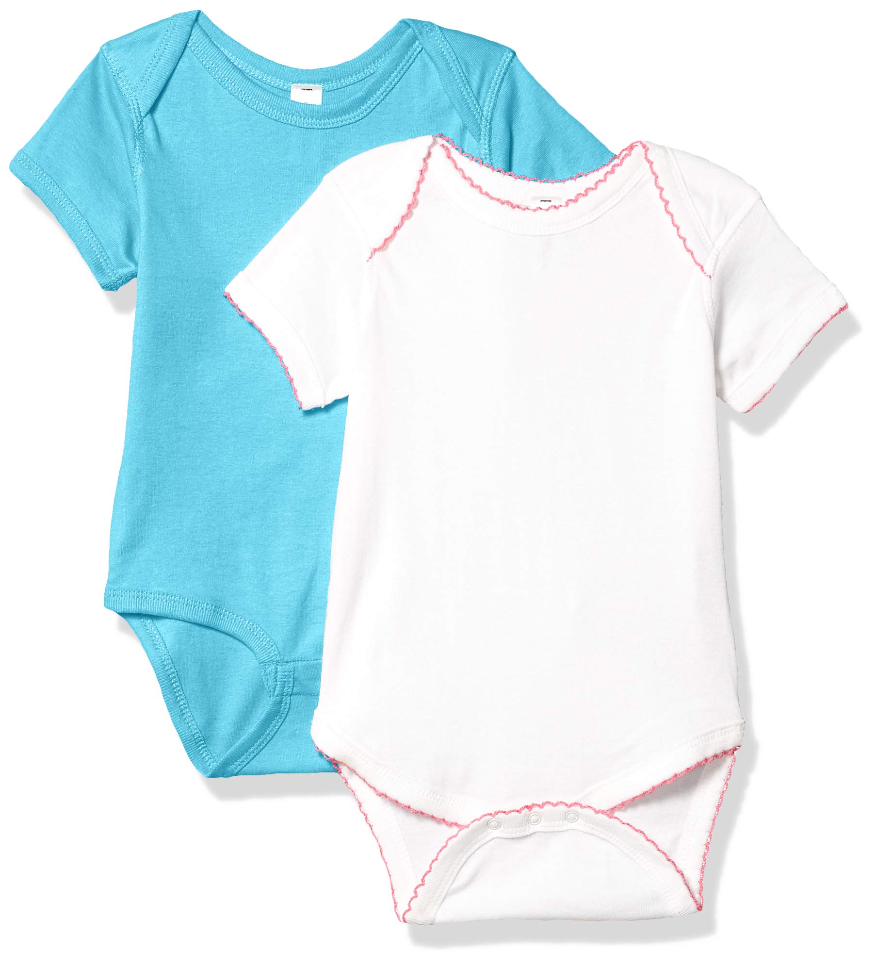 Marky G Apparel Baby Girls' Ribbed Bodysuit - Soft Cotton Onesie for Newborns & Infants | Perfect for Everyday Wear, Playtime & Photo Shoots