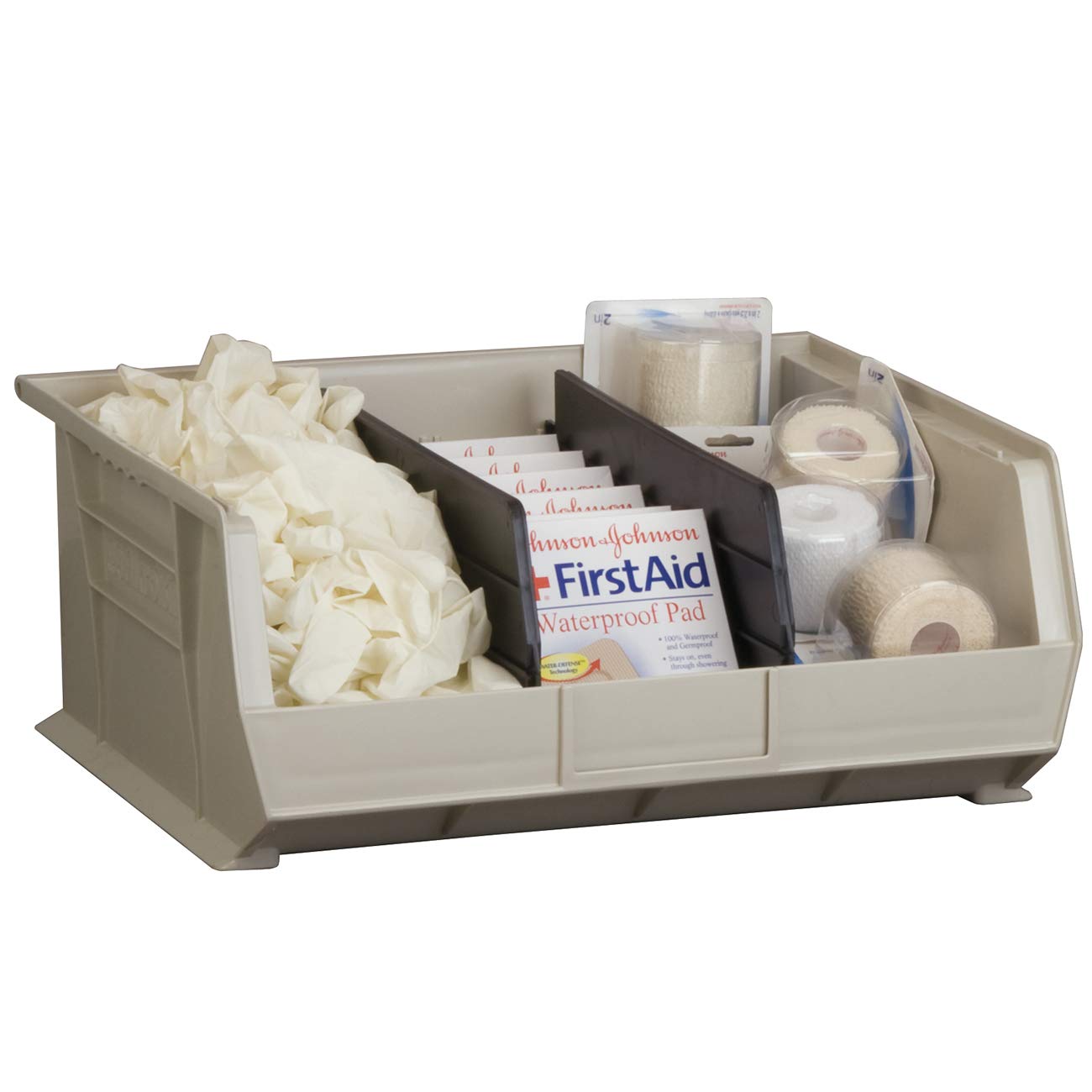 Akro-Mils 30250 AkroBins Clear Plastic Storage Bins - 15