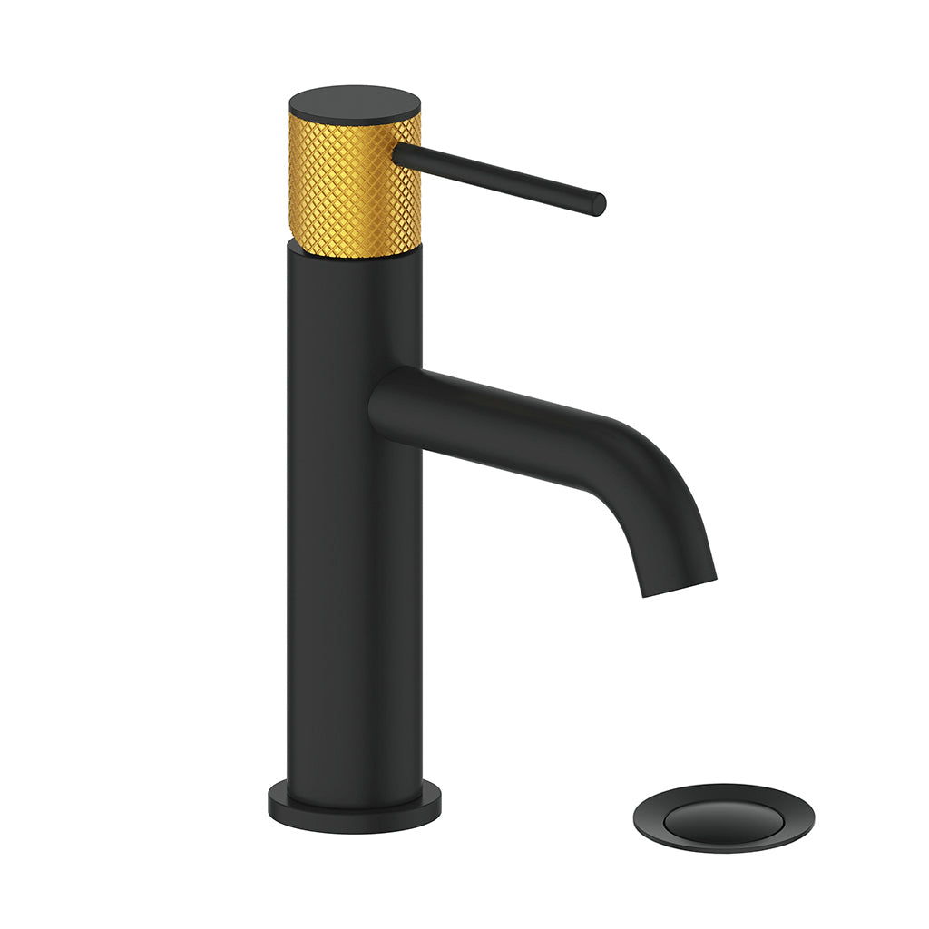 Brushed Gold/Matt Black