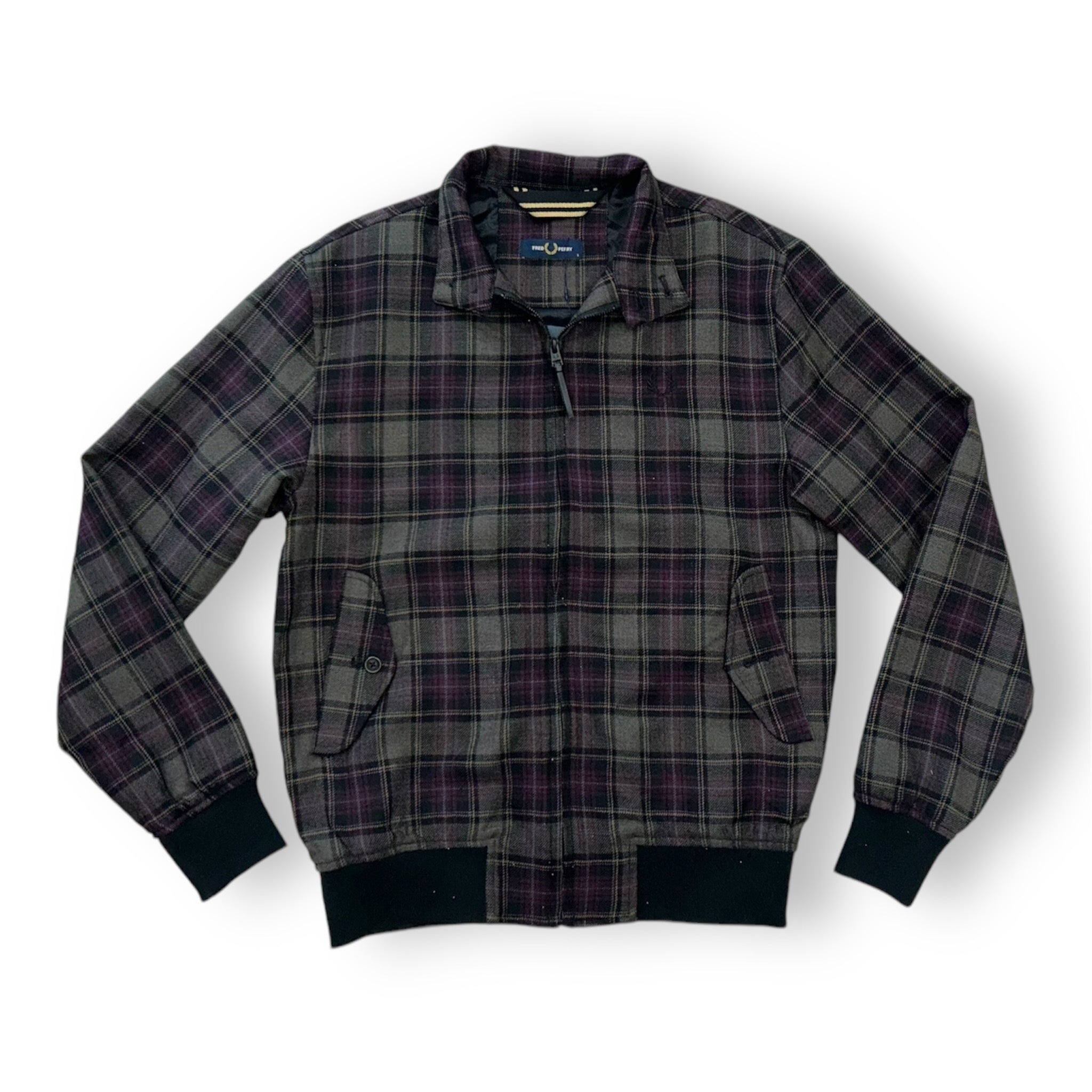 Fred Perry Men's Harrington Jacket - Classic Slim Fit Casual Coat for Everyday Wear | Perfect for Work, Travel & Outdoor Activities