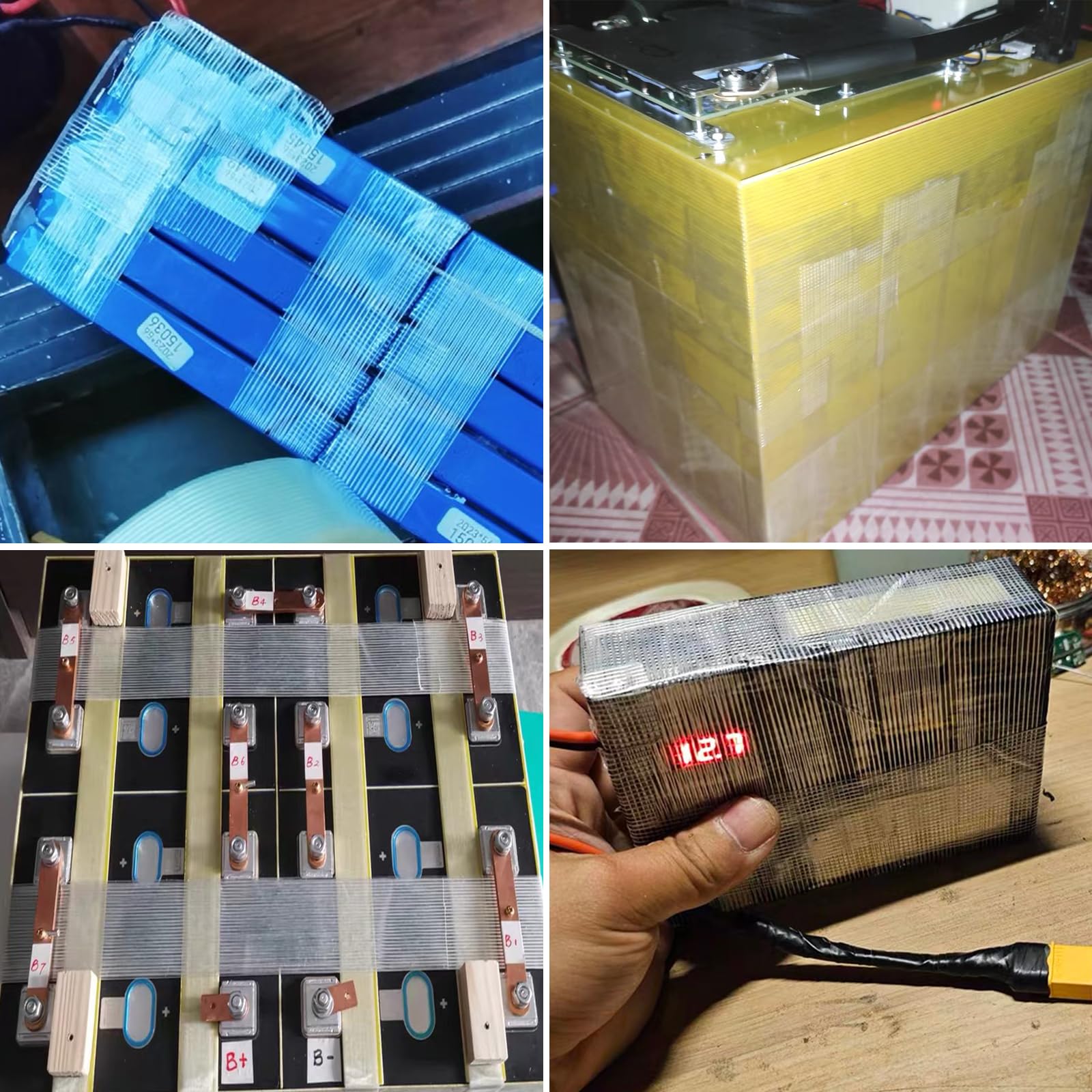 3 Rolls Heavy Duty Transparent Fiberglass Strapping Tape - 20mm x 50m, Strong Reinforced Packaging Tape for Shipping, Moving & Storage | Secure Boxes, Bundles & Heavy Items