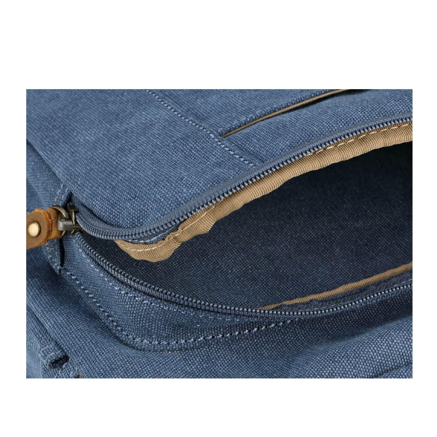 Troop London Classic Canvas Crossbody Bag for Men & Women - Stylish & Durable Messenger Bag for Travel, Work & Everyday Use