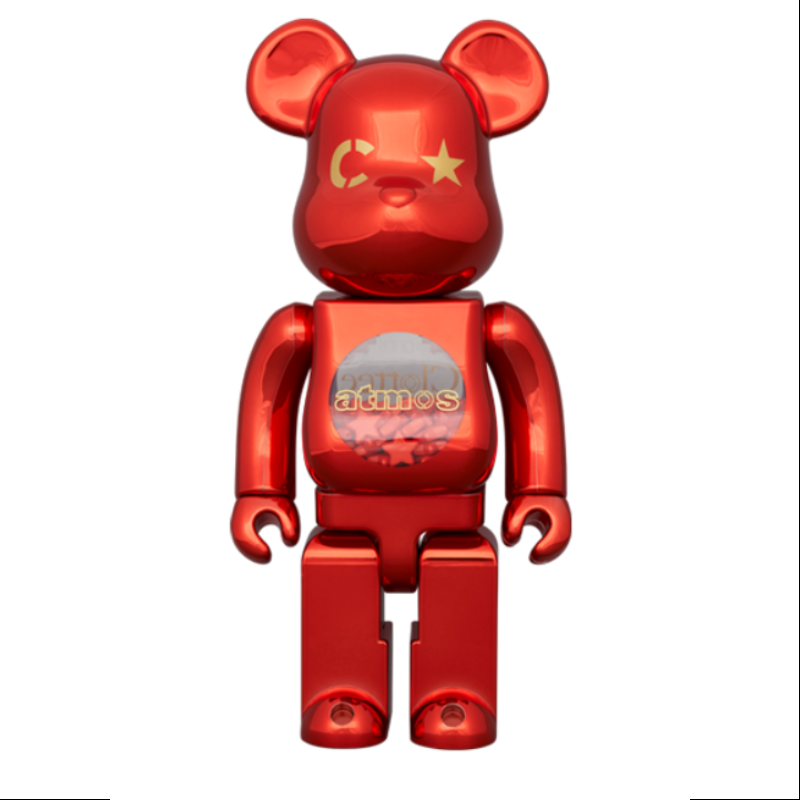 Be@rbrick x Atmos x Clottee 400% & 100% Limited Edition Collectible Figure (2023) - Rare Designer Toy for Display, Gift, and Anime Collection