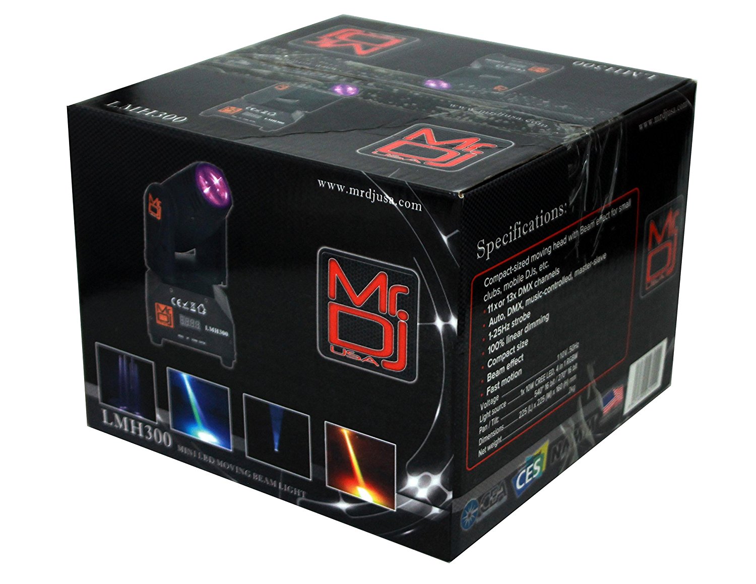 Professional DJ Mixer Controller - Mr DJ LMH300 for Live Performances & Music Production | High-Quality Audio Mixing Equipment for DJs & Musicians | Perfect for Clubs, Parties & Home Studios