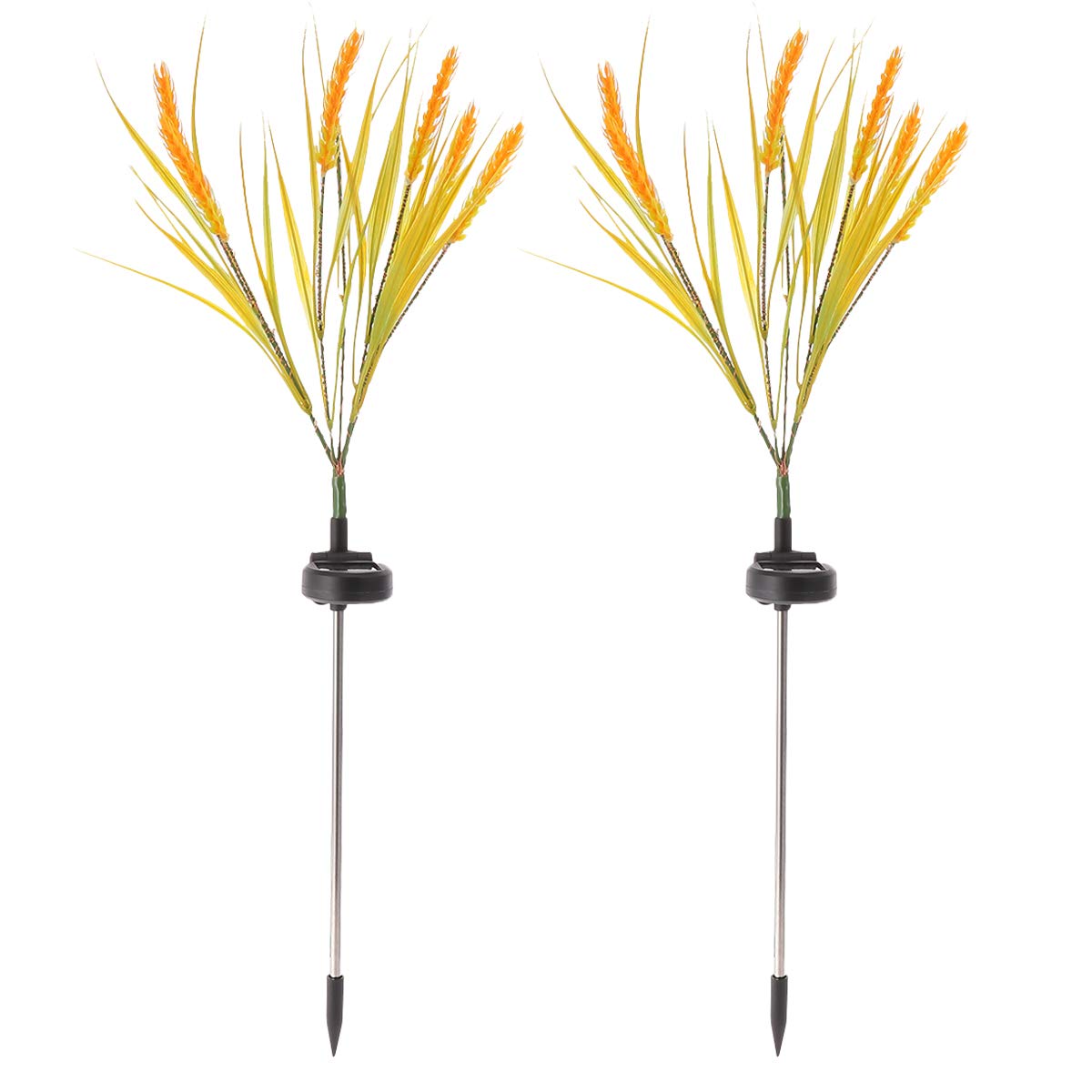 OSALADI 2-Pack Solar Landscape Lights - Waterproof Outdoor LED Spotlights for Garden, Pathway & Sidewalk Lighting | Weather-Resistant Solar Powered Ground Lights for Yard, Driveway & Patio Decor