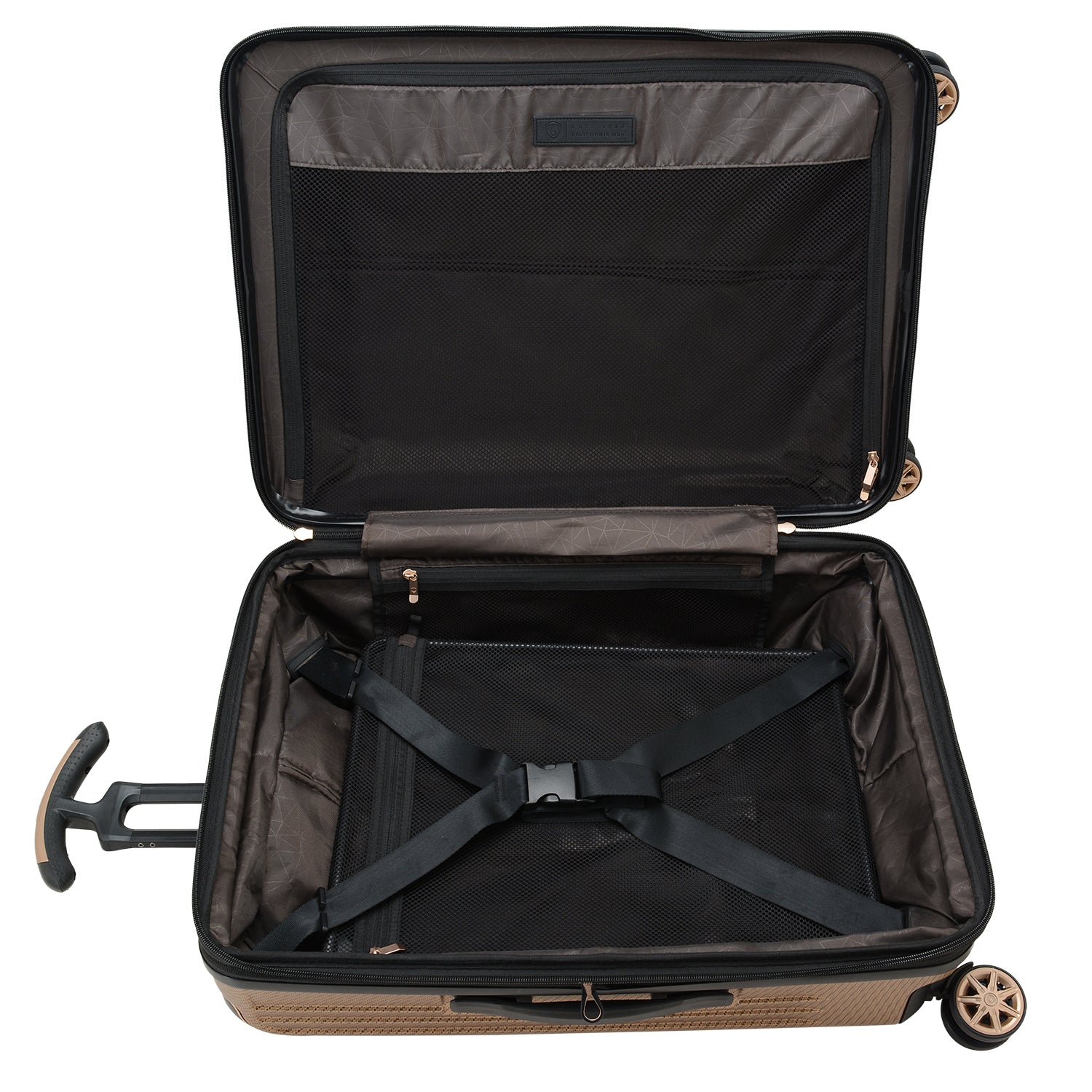 Continent Adventurer 3-Piece Luggage Set - Durable Spinner Suitcase with TSA Lock for Travel, Vacation & Business Trips