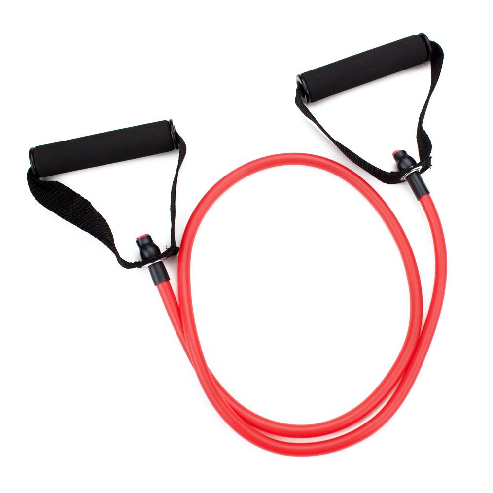 Medium Tension 4 Foot Long Exercise Resistance Band - Choose Your Color! Perfect for Home Workouts, Yoga, Pilates & Physical Therapy