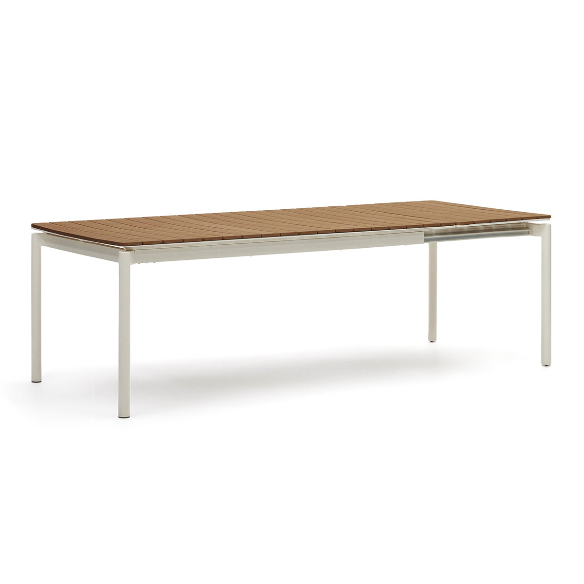 Canyelles Extendable Outdoor Dining Table - Weatherproof Patio Furniture for Garden, Backyard, and Poolside Entertaining