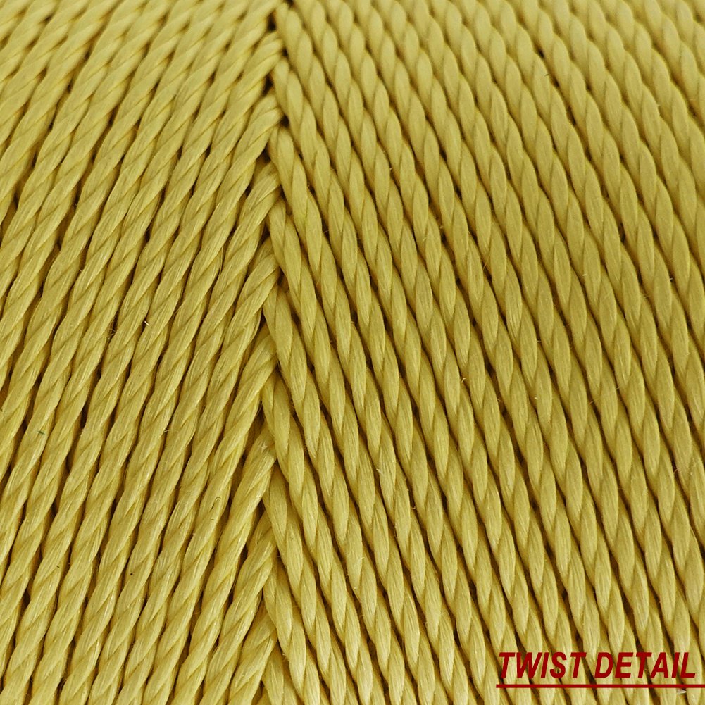 Emma Kites 1000Ft 50Lb Kevlar Kite String - Ultra Strong, Abrasion Resistant, Low Stretch Twisted Line for Kites, Outdoor Activities, Tactical Gear & Survival Equipment | Perfect for Kite Flying, Hiking, Camping, and Emergency Preparedness