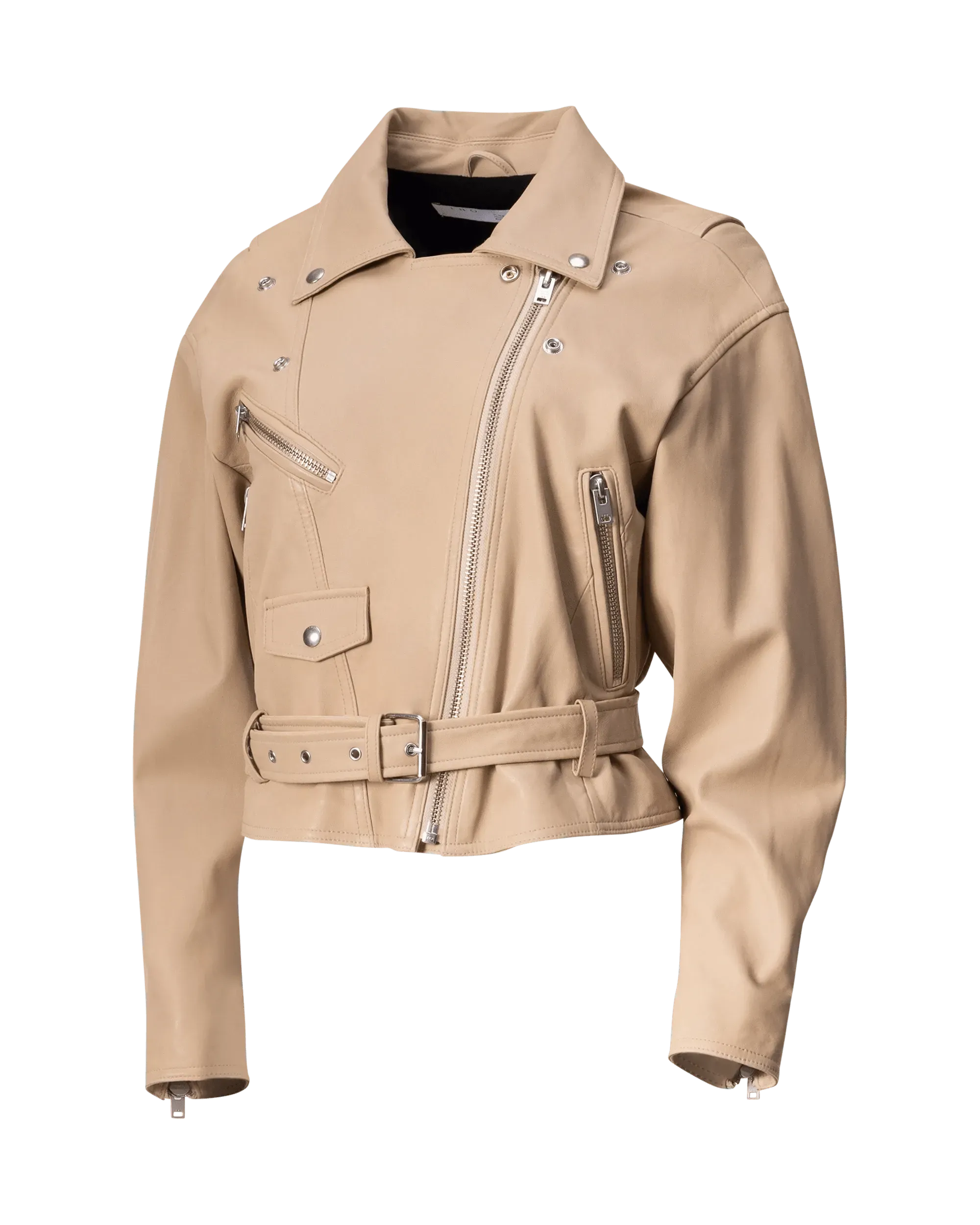 Premium Disthen Biker Jacket for Men & Women - Stylish Motorcycle Leather Jacket with Zipper Pockets - Perfect for Riding, Fashion, and Outdoor Adventures