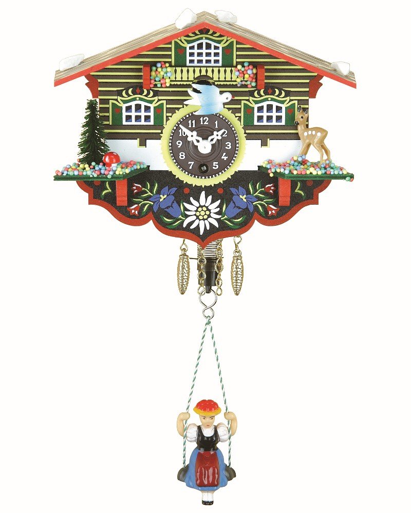 Authentic Trenkle Black Forest Cuckoo Clock - Handcrafted Swiss Chalet Style Wall Clock for Home & Office Decor | Perfect for Living Room, Bedroom, or Gift