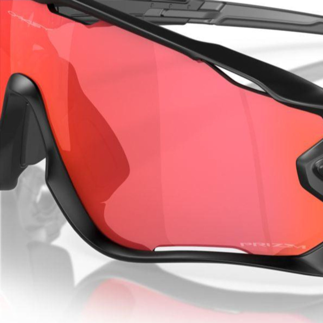 Oakley Jawbreaker Sunglasses Matte Black with Prizm Trail Torch Lenses - 0OO9290 929048 - Perfect for Cycling, Running & Outdoor Sports
