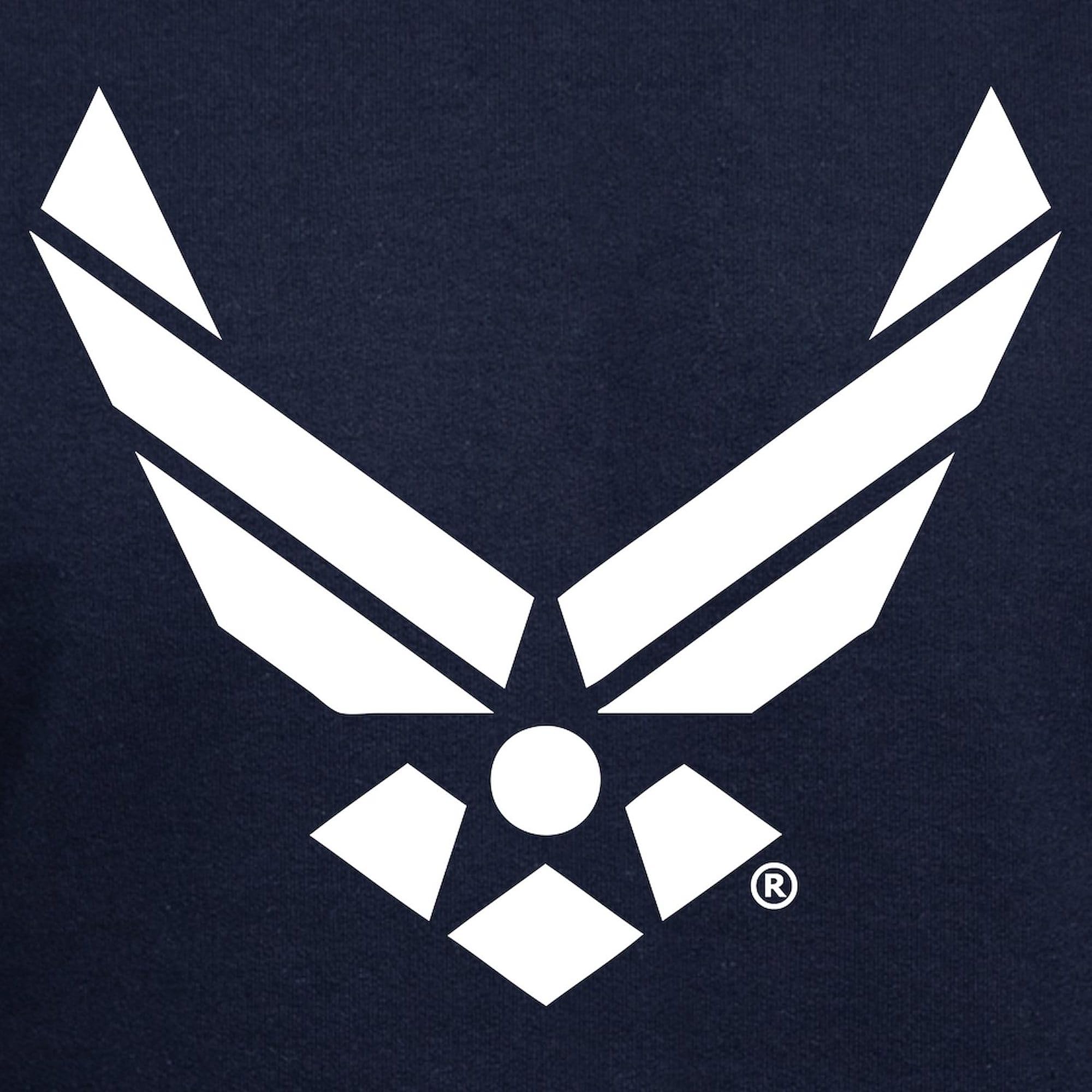 U.S. Air Force Logo Hoodie for Men - Dark Regular Fit Pullover Sweatshirt | Military Apparel, Patriotic Gift, Casual Wear