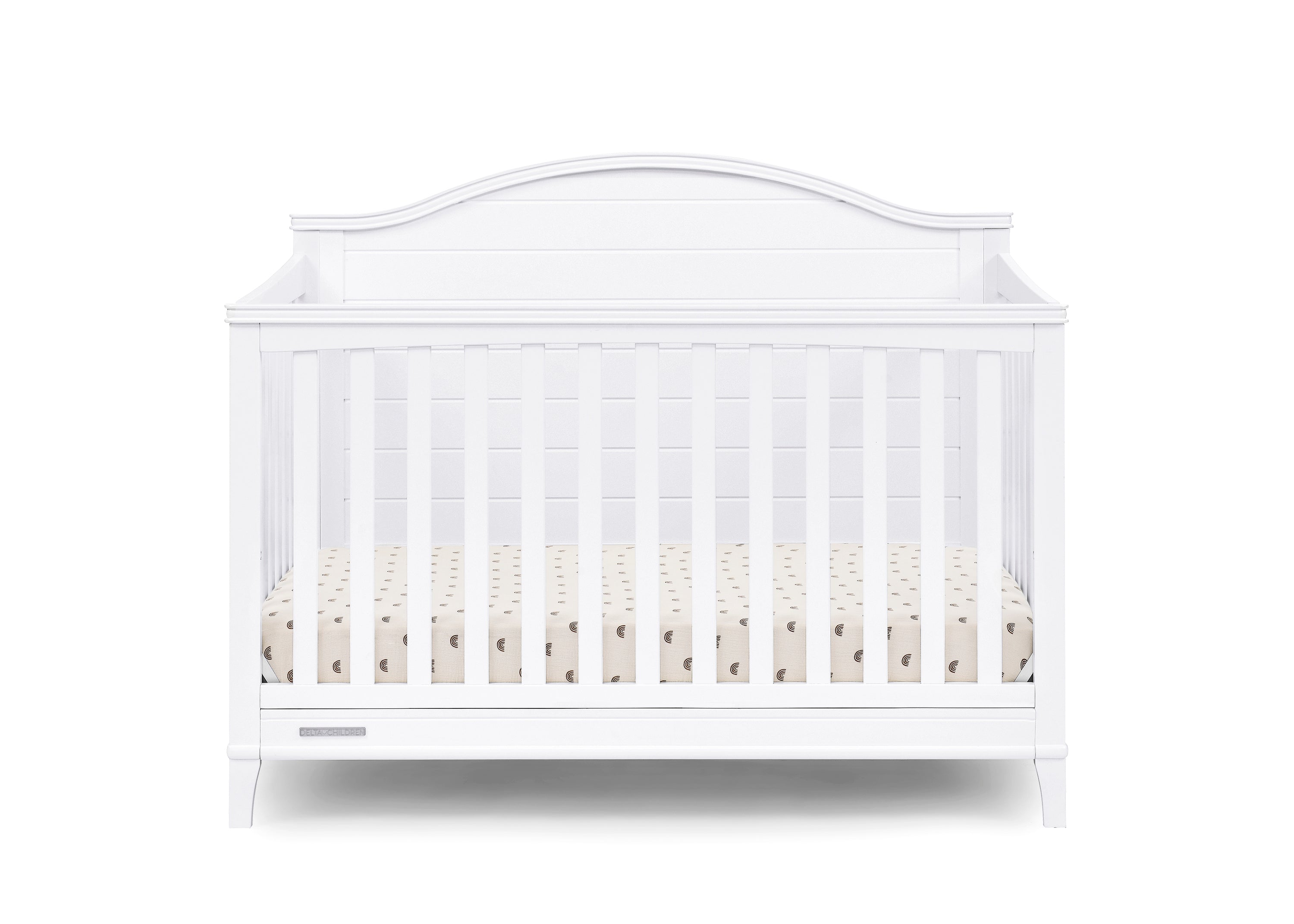 Phoebe 6-in-1 Convertible Baby Crib - Toddler Bed, Daybed & Full-Size Bed - Safe Nursery Furniture for Newborn to Adult - Perfect for Modern Nursery, Bedroom & Guest Room