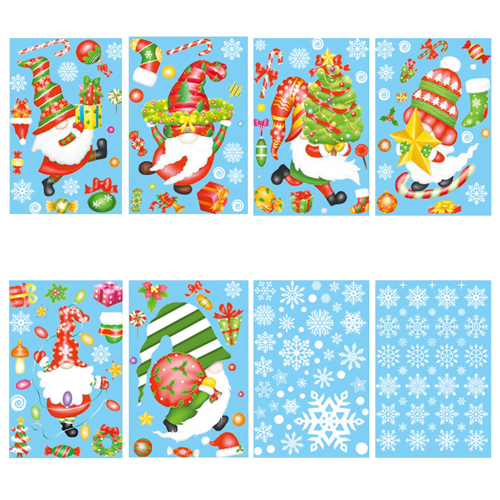 LED Studio Light Panel - Christmas Bedroom Door Wall Decals, Santa Gifts, Shop Window Stickers & Festive Glass Decals - Holiday Wall Stickers for Home, Office & Retail Decor