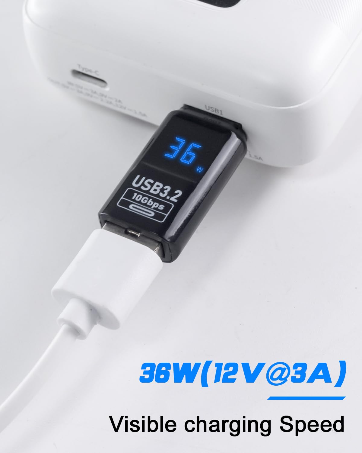 USB 3.2 Adapter with LED Display - 10Gbps Extender for Laptop, MacBook, PC - 2pcs