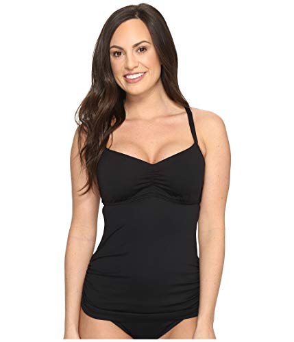 Seafolly Women's Standard DD Cup Tankini Top Swimsuit - Perfect for Beach Vacations, Pool Parties & Summer Getaways