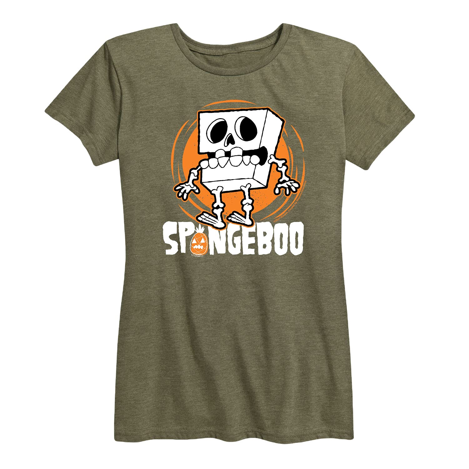 SpongeBob SquarePants Women's Short Sleeve Graphic T-Shirt | Cartoon Character Tee | Casual Summer Outfit for Fans & Collectors