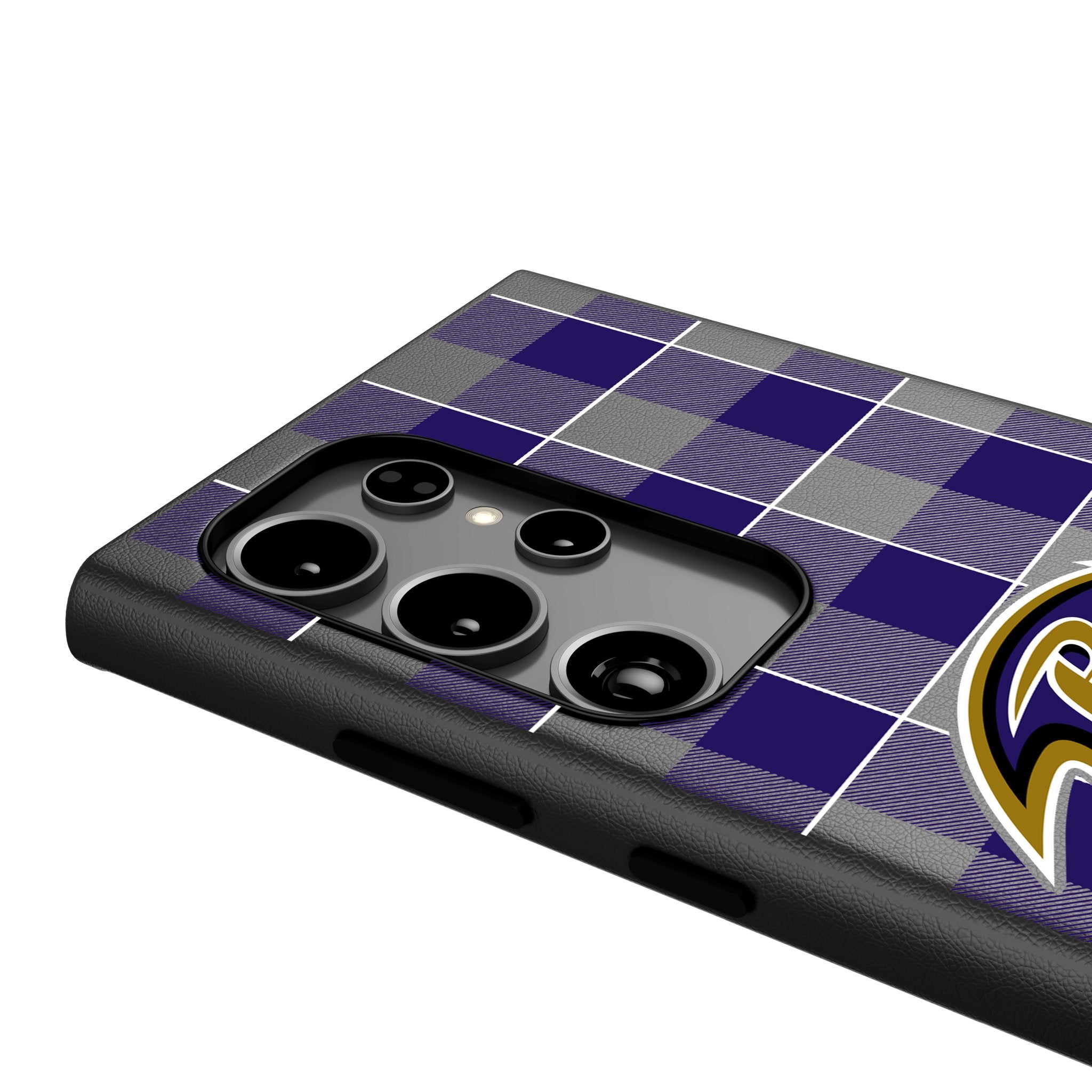 Baltimore Ravens Plaid MagSafe Compatible Phone Case for Samsung Galaxy S21/S22/S23 - Perfect for Game Day & Everyday Protection