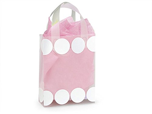 Premium CUB Hip Dots Plastic Bags - 3 Mil Heavy Duty 8x4x10 Inches - Bulk Pack of 250 - Durable Storage Solution for Retail, Shipping & Organizing Small Items