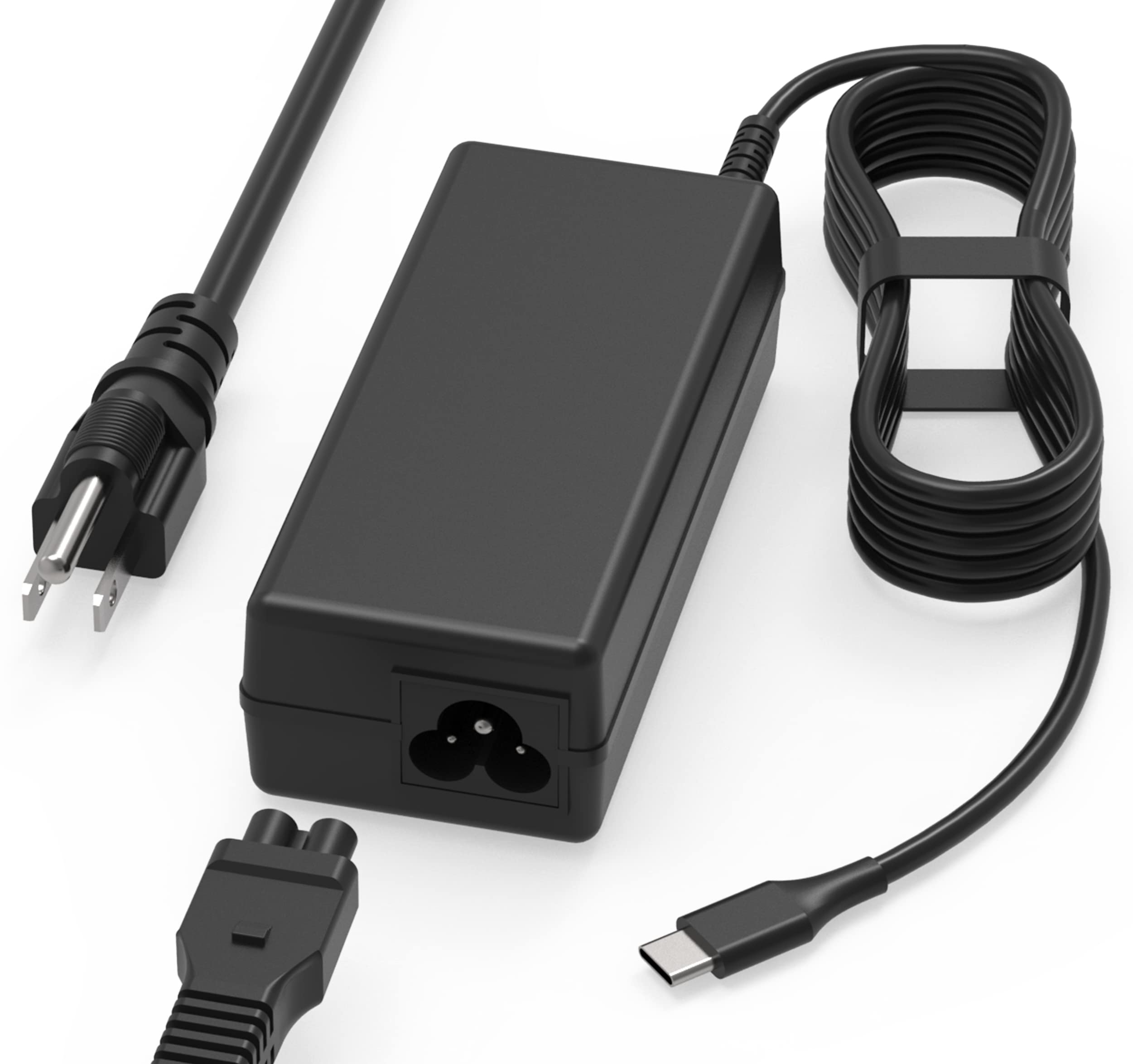 65W 45W USB C Laptop Charger Universal - Fast Charging Type C Adapter for HP, Lenovo, Dell, Acer, Asus, Samsung & Google Chromebook - Perfect for Home, Office & Travel Use