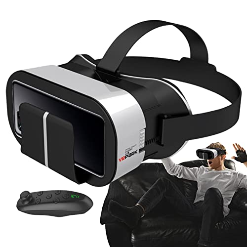 Lunettes de Réalité Virtuelle + Télécommande Noire