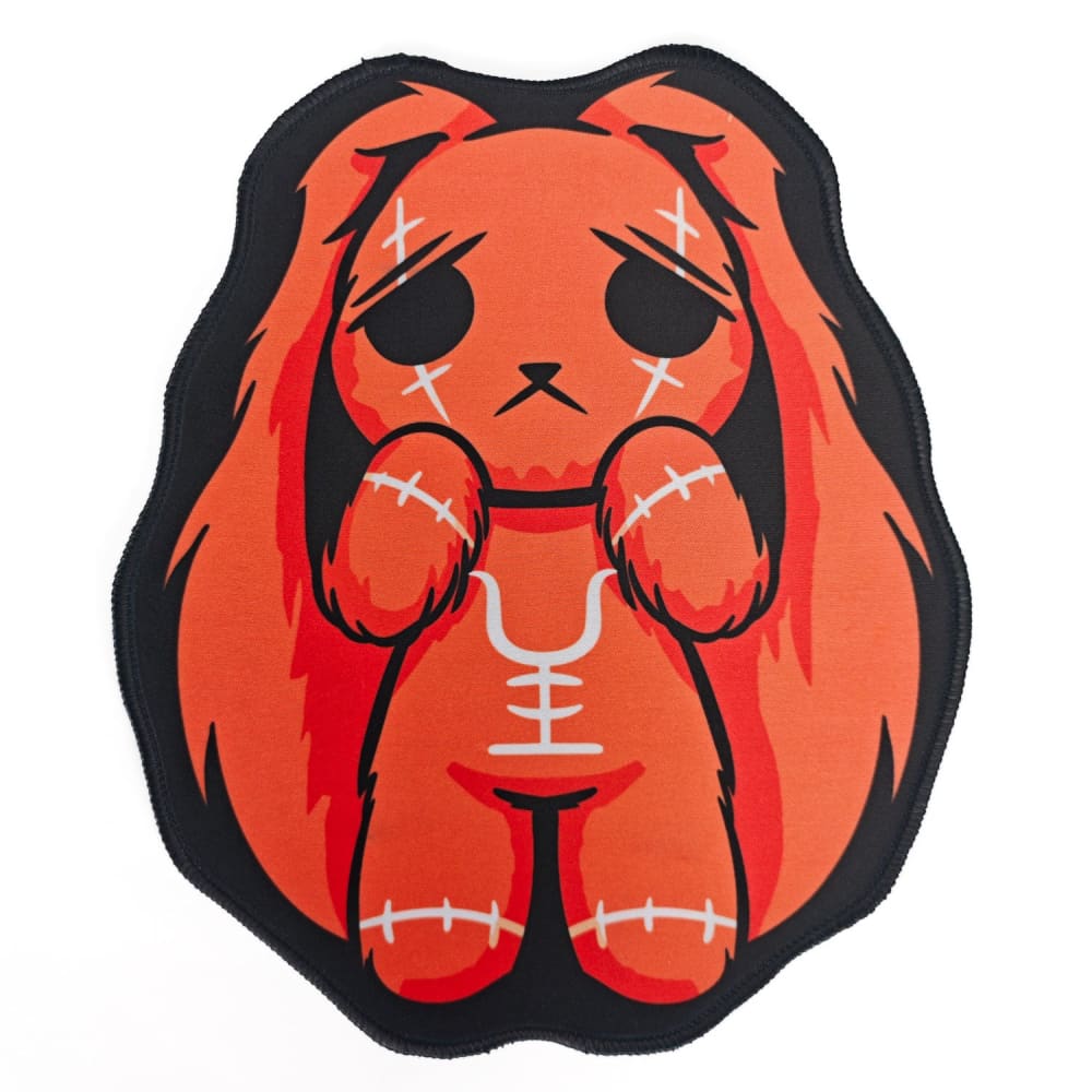 Plushie Dreadfuls Anxiety Rabbit Mouse Pad - Soft Gaming & Office Desk Mat for Stress Relief & Comfort