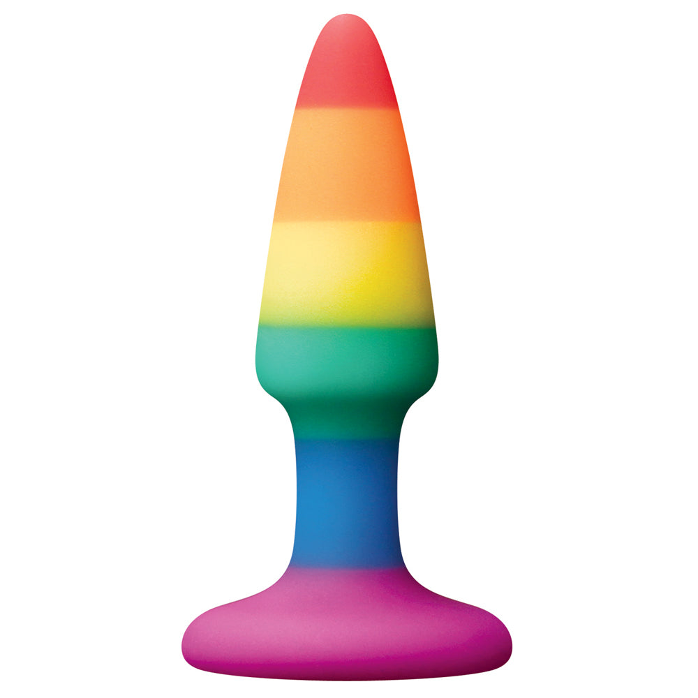 Vibrant Pride Edition Silicone Anal Plug - Mini Size for Comfort & Discretion | Perfect for Solo Play & Couples Fun