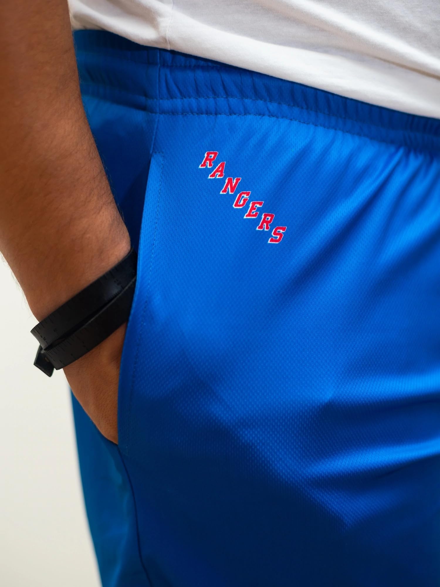 New York Rangers NHL Hockey Shorts - Breathable Mesh Athletic Shorts for Men - Perfect for Hockey Games, Training & Casual Wear
