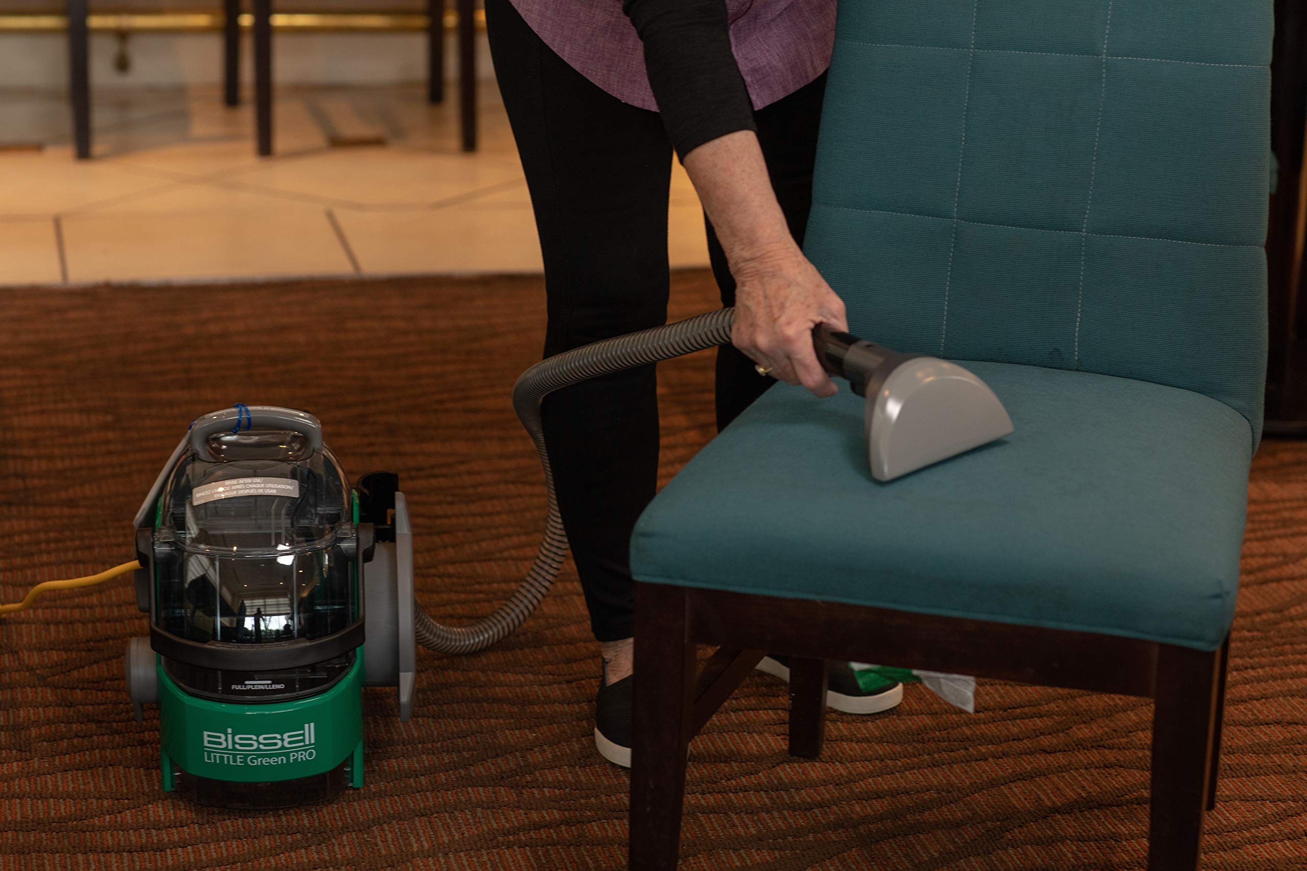Bissell Little Green Pro Commercial Spot Cleaner BGSS1481 & Bissell Professional Spot and Stain + Oxy Portable Carpet Cleaner Machine with 32 oz Formula – Ideal for Home, Car, and Pet Stain Removal