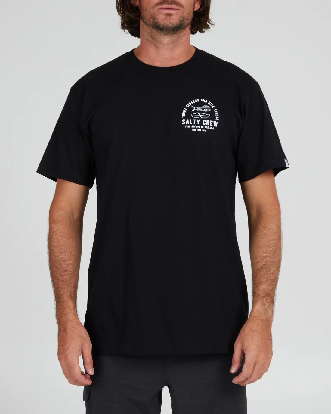 Salty Crew Lateral Line T-Shirt - Comfortable Fishing & Outdoor Tee for Men - Perfect for Boating, Beach & Casual Wear