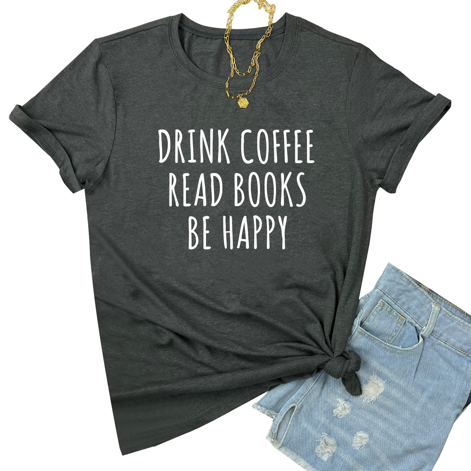 YITAN Women's Cute Graphic T-Shirts | Soft Cotton Short Sleeve Tops | Casual Everyday Wear for Women | Perfect for Streetwear, Outings & Lounge