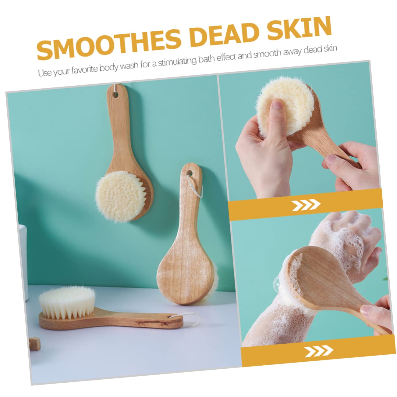BIUDECO Natural Loofah Sponge - Exfoliating Body Scrubber & Shower Brush for Smooth Skin | Gentle Back Scrubber, Easy to Clean Bath Brush | Perfect for Daily Shower, Spa & Skin Care Routine