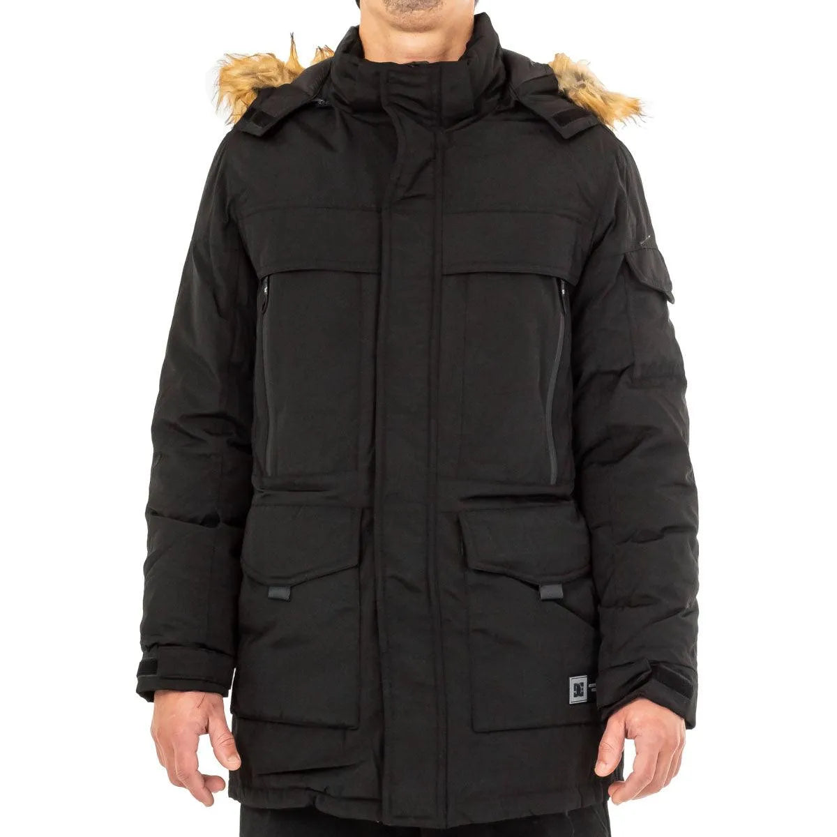 DC Bamberg Men's Winter Parka Jacket - Waterproof, Windproof, Insulated - Perfect for Outdoor Activities, Skiing, and Snowboarding