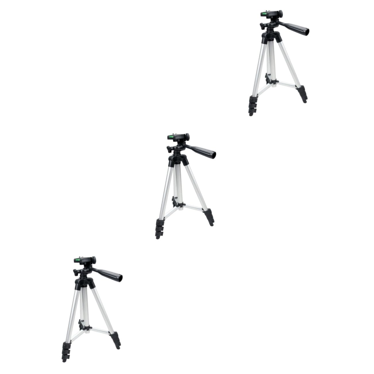 Hemobllo 3-Pack 360° Adjustable Phone Stand, Tablet Holder & Tripod for iPhone, Samsung, iPad - Perfect for Video Calls, Streaming, and Photography