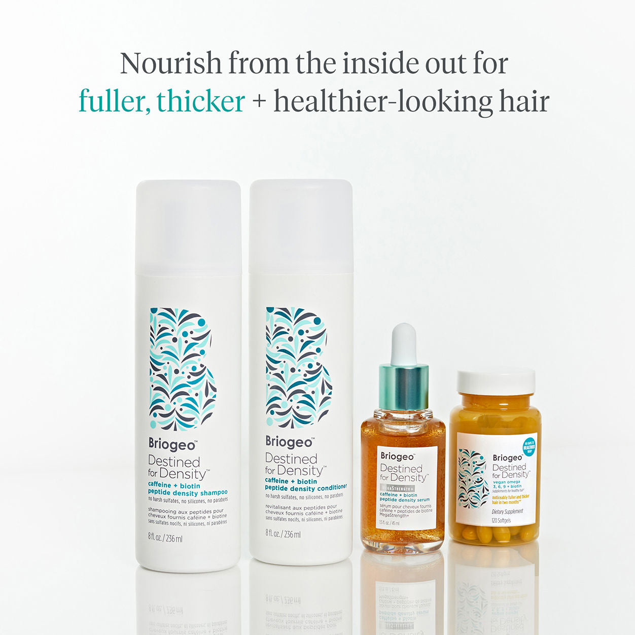 Destined for Density Caffeine & Biotin Peptide Hair Thickening Conditioner for Thinning Hair - Promotes Hair Growth & Volume for Men & Women - Perfect for Daily Use & Hair Care Routine