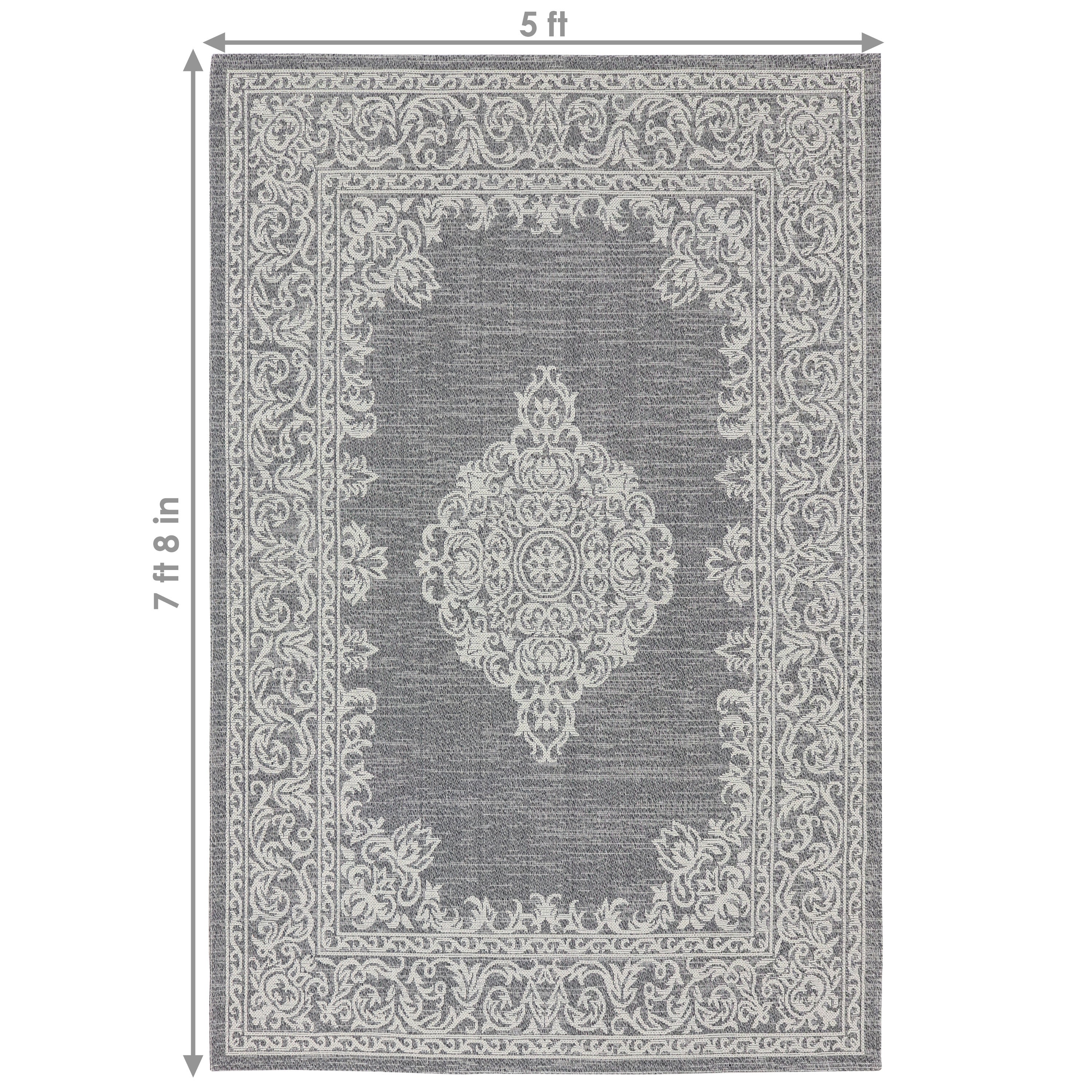 Stylish Sunnydaze Indoor Area Rug - Soft & Durable for Living Room, Bedroom & Home Decor - Perfect for Cozy Spaces & Modern Interiors