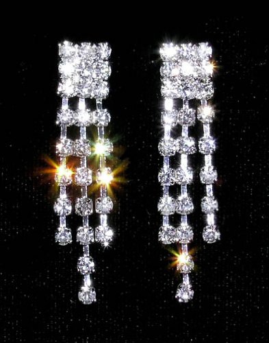 3 Row Graduated Dangle Earrings for Women - Elegant Layered Drop Earrings for Party, Wedding & Everyday Wear | Trendy Fashion Jewelry Gift