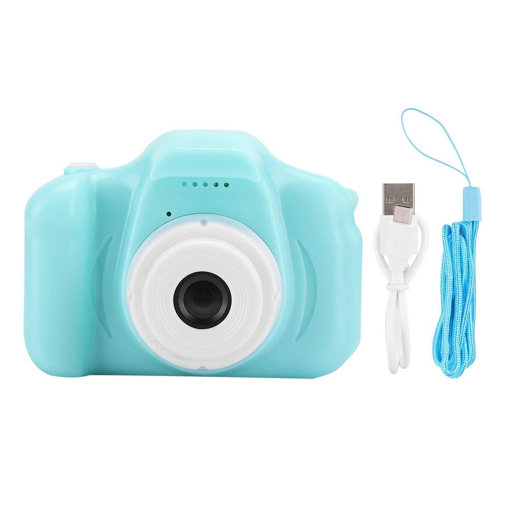 **Portable Kids Digital Camera - Rechargeable Mini Camera Toy with 2.0 Inch TFT Color Screen for Children (Green) - Perfect for Travel, Birthday Gifts & Creative Play**
