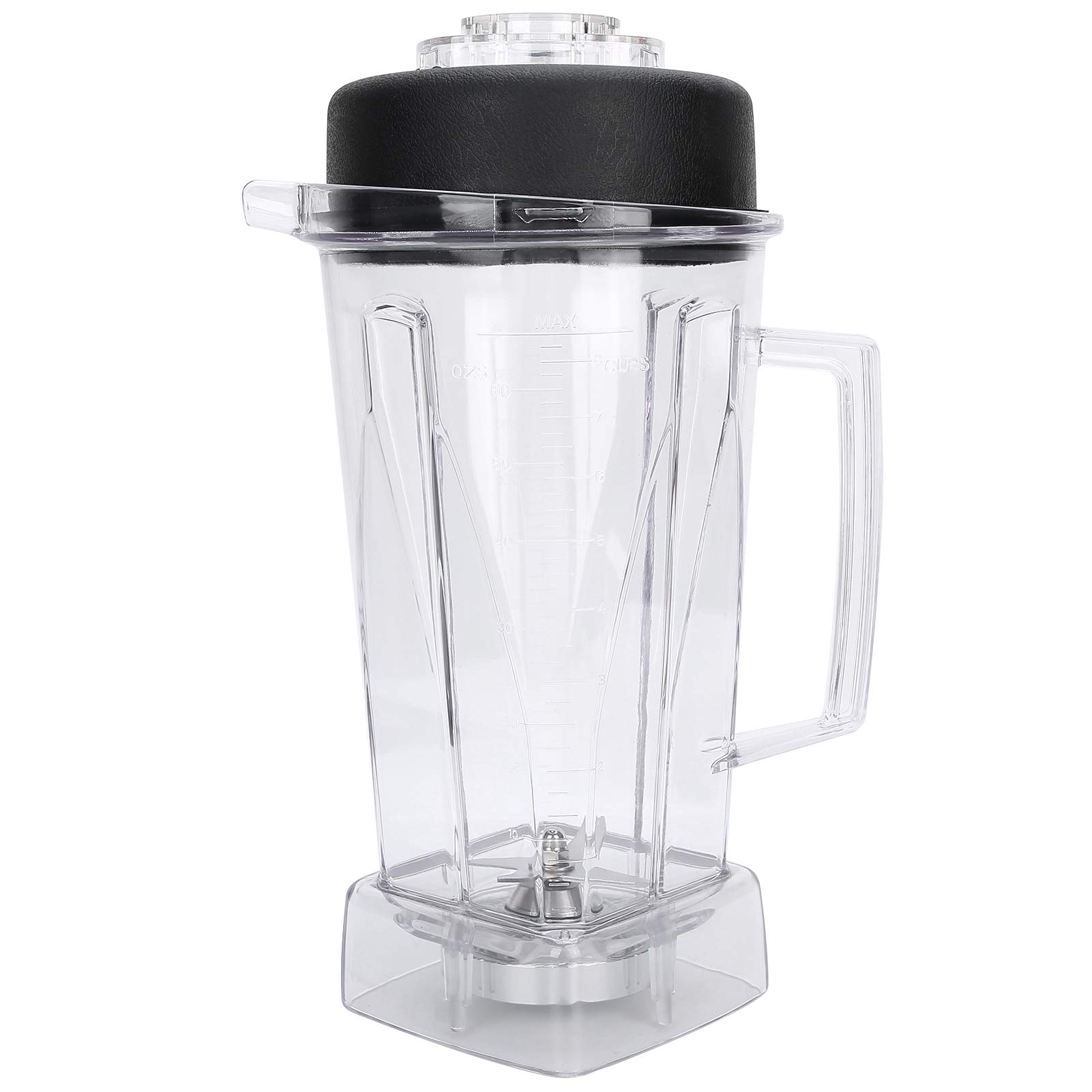 Vitamix 64 oz Blender Upper Lid Replacement - 2-Part Lid & Plug for Vitamix Extractor - Durable Blender Container Cover Replacement Parts - Perfect for Smoothies, Soups & Nut Butters