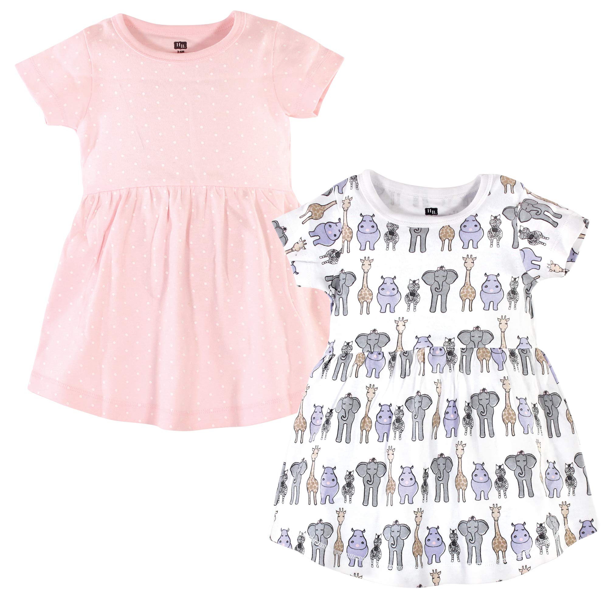 Hudson Baby Girls Cotton Dresses for Play & Party