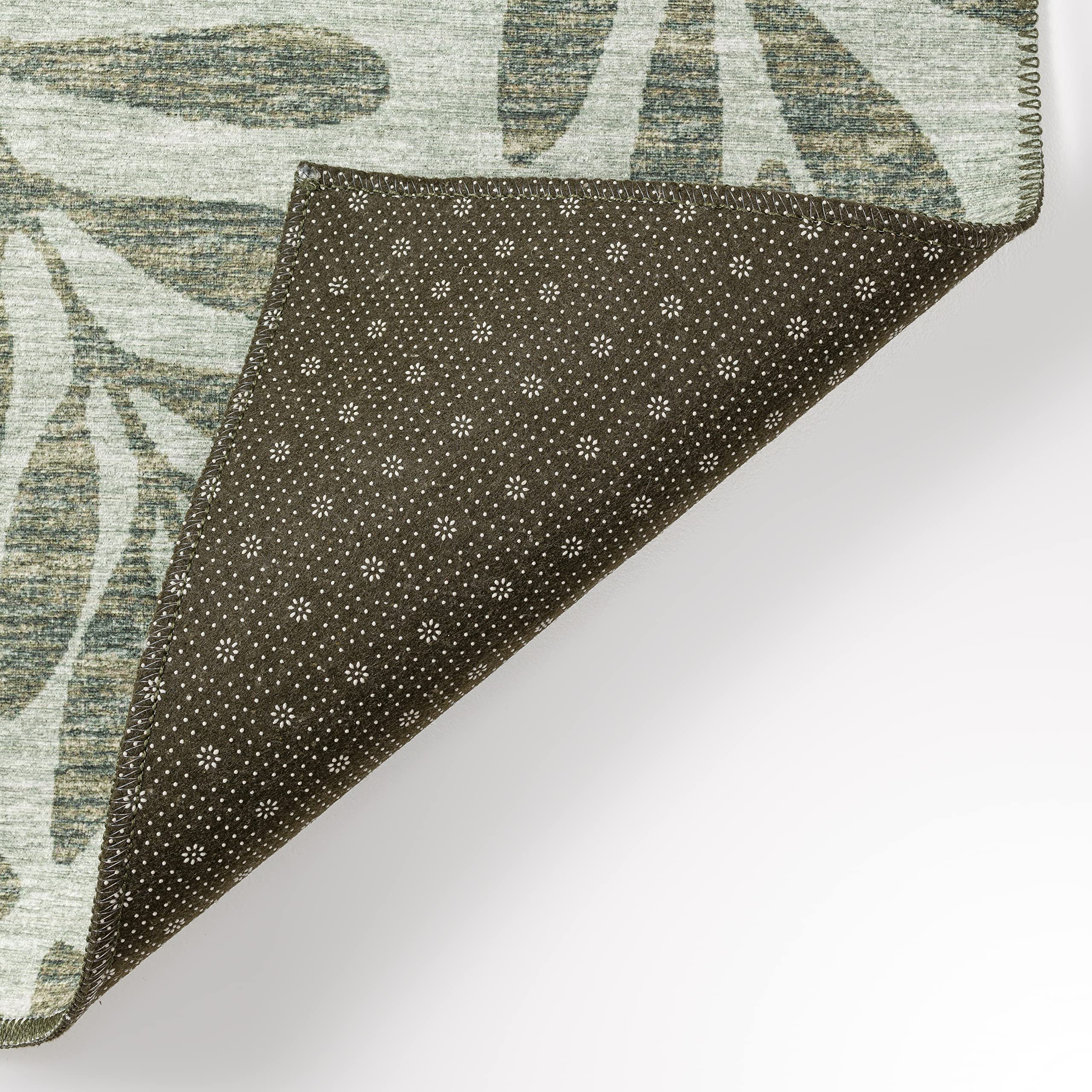 Addison Rugs Yuma AYU35 Green 9' x 12' Area Rug – Soft & Durable Indoor/Outdoor Carpet for Living Room, Bedroom, or Patio Decor