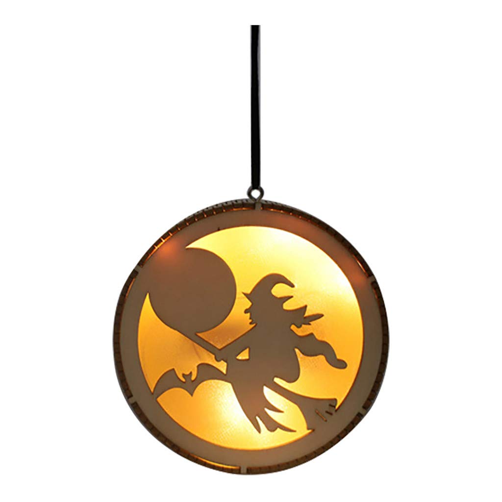 6-Piece Hanging LED Halloween Light Chandelier - Color Changing Curtain String Lights for Indoor/Outdoor Decor - Perfect for Parties, Bedrooms, and Patio Lighting