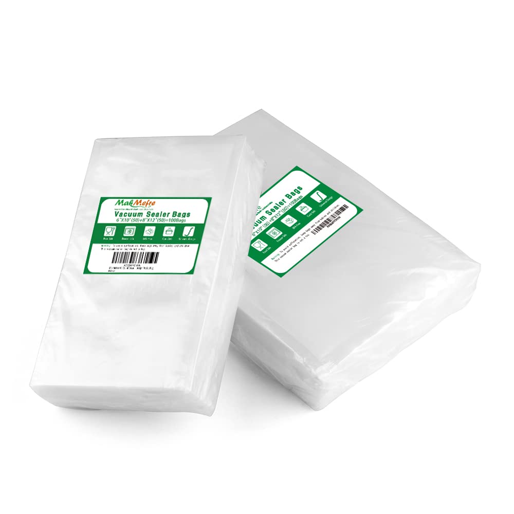 100 Count Heavy Duty Vacuum Sealer Bags - 50 Pint (6