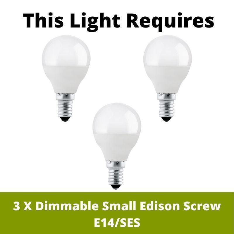 Eglo Corato 3-Light Bar Spotlight - Sand & White Glass Finish - Modern Lighting for Living Room, Bedroom, or Kitchen