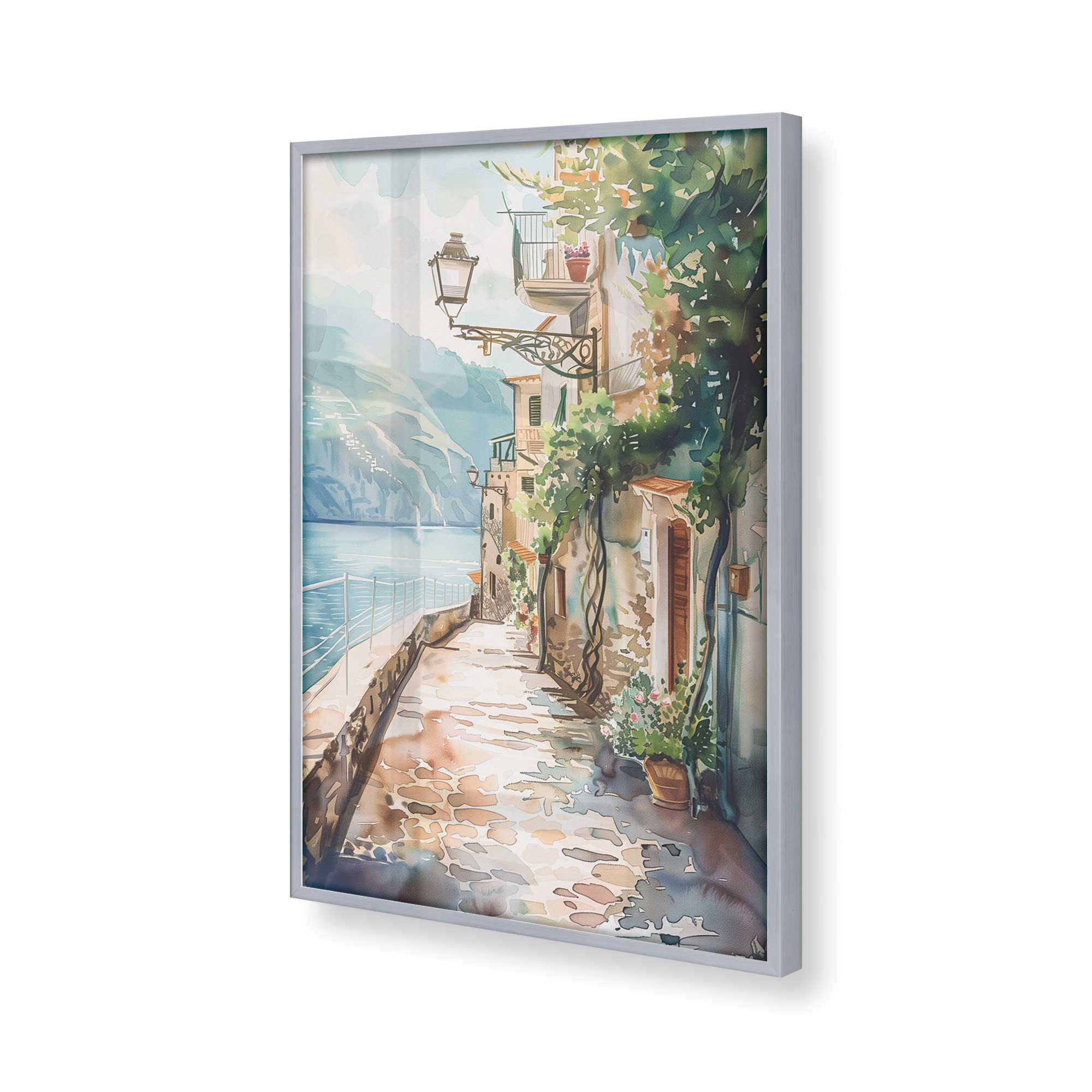 Coastal Greeting v2 Print - Beach Themed Wall Art Decor for Living Room, Bedroom & Office | Perfect for Home, Vacation House & Gift Giving