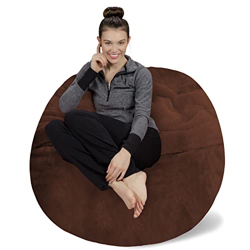 Plush Faux Rabbit Fur - Brown